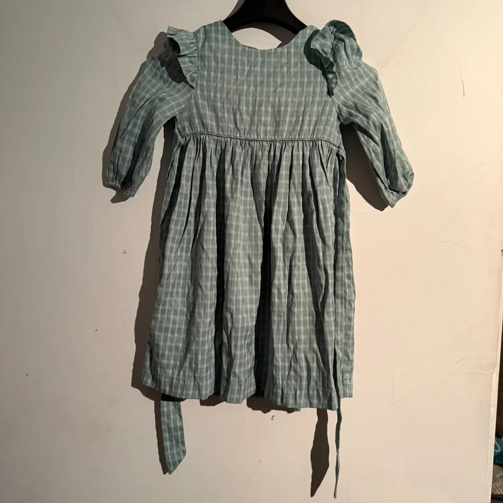 Toddler Girls Edgehill Collection 4T‎ Dress Gingham Flutter Ruffle